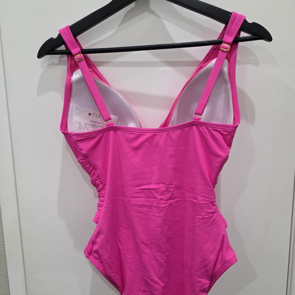 Vibrant Pink One-Piece Swimsuit - Picture 2 of 4